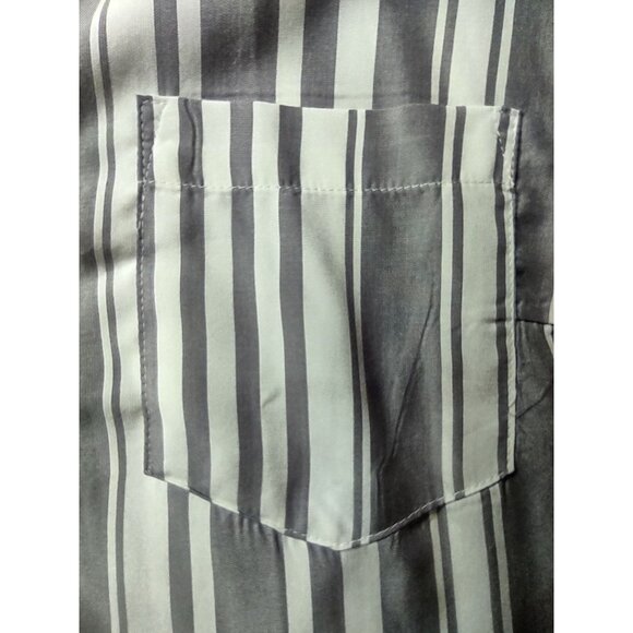Torrid Gray and White Striped 100% Modal Harper Blouse Size Large (12) NWT - Picture 10 of 11